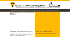 Desktop Screenshot of gem-group.com.au